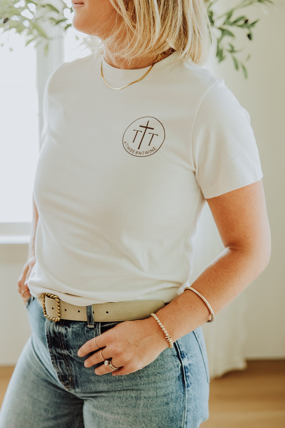 "I Could Make That" Tee in Vintage White
