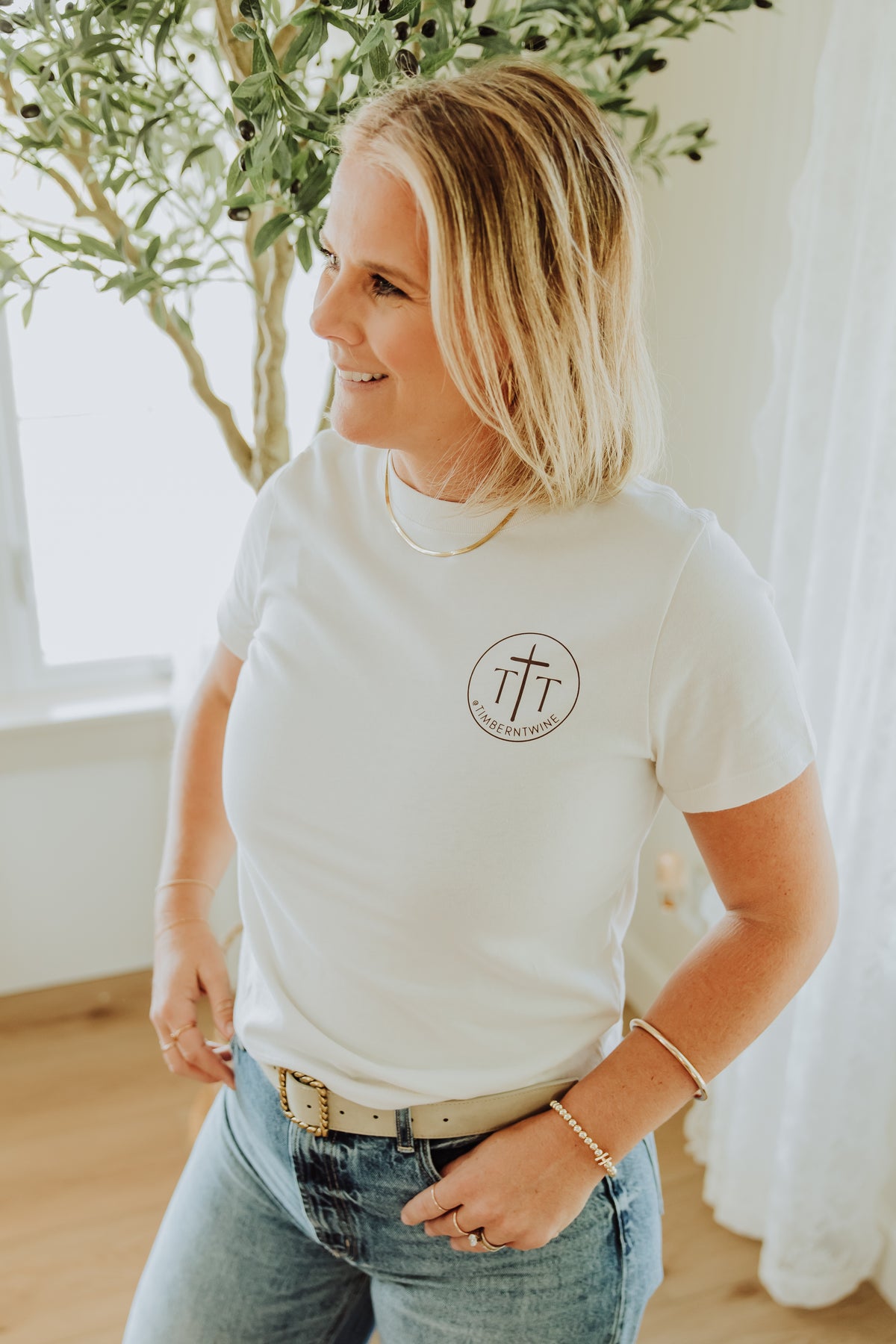 "I Could Make That" Tee in Vintage White