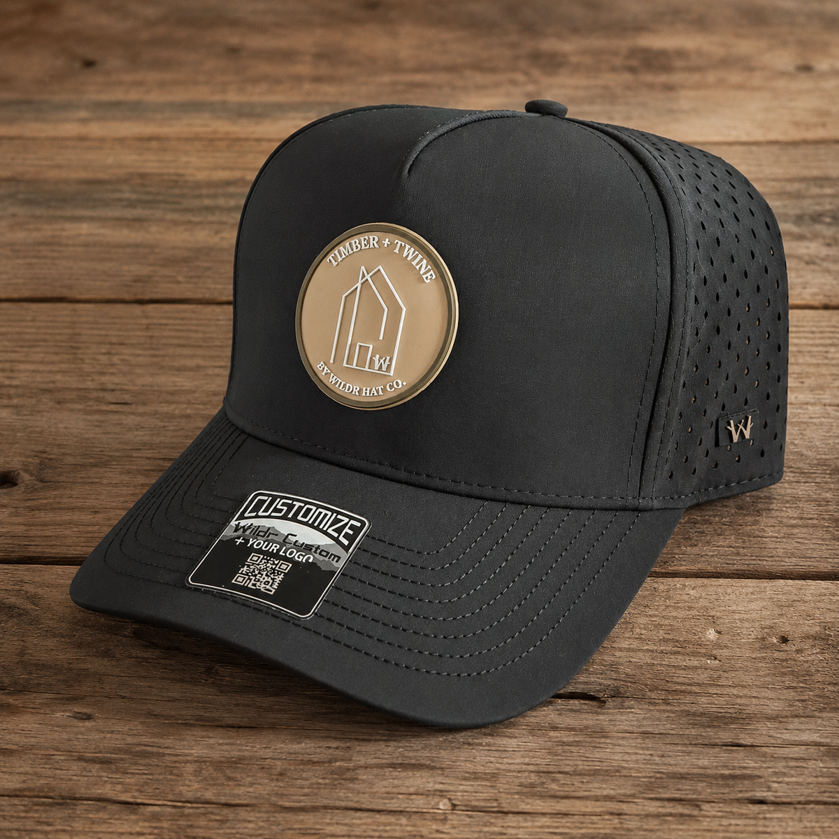 T&T x Wildr Signature Patch Hat — Black